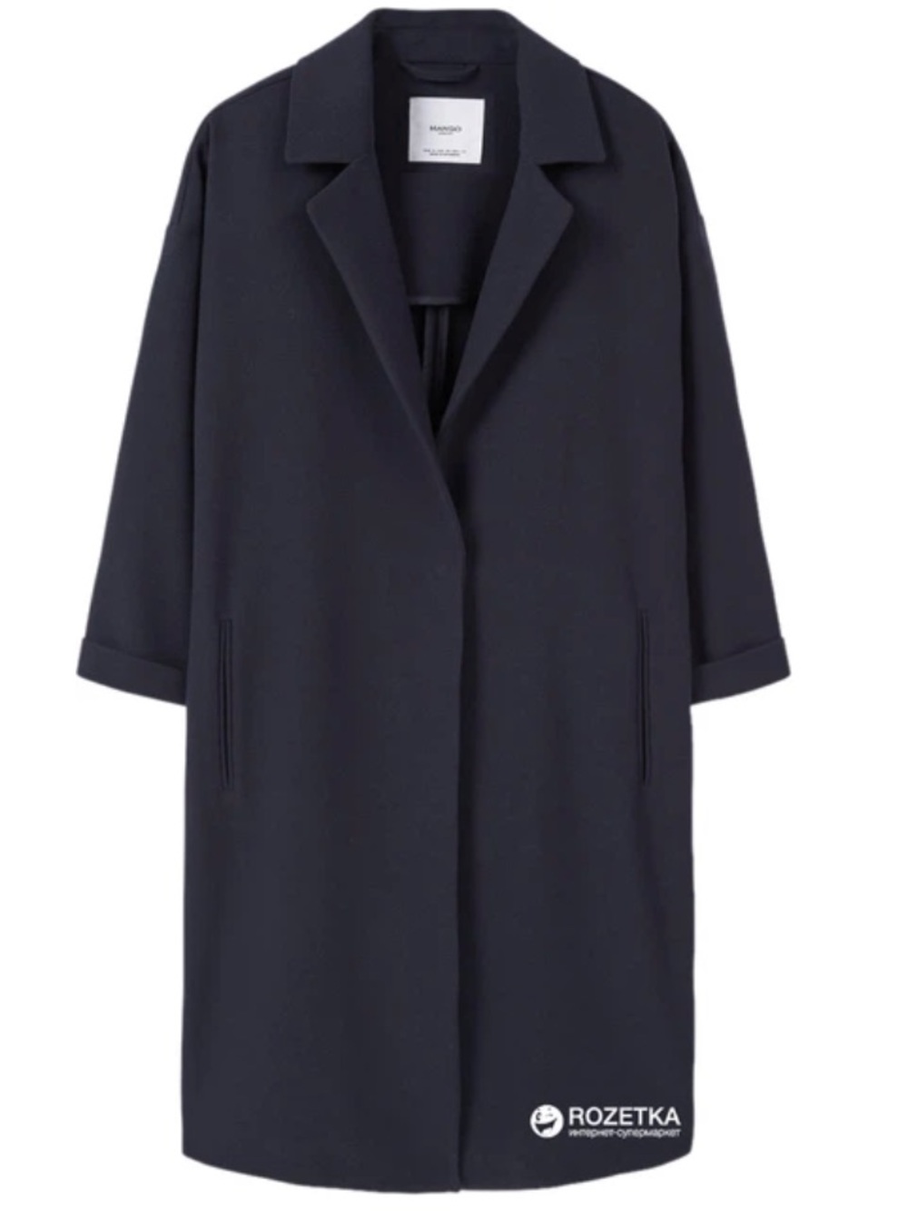 NWT Mango Collared Overcoat - Picture 3 of 6